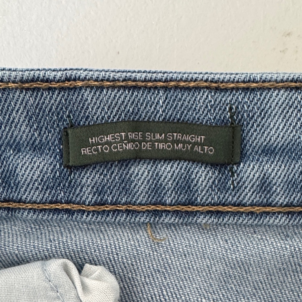 Wild Fable High Rise Slim Straight Blue Jeans - Picture 9 of 9